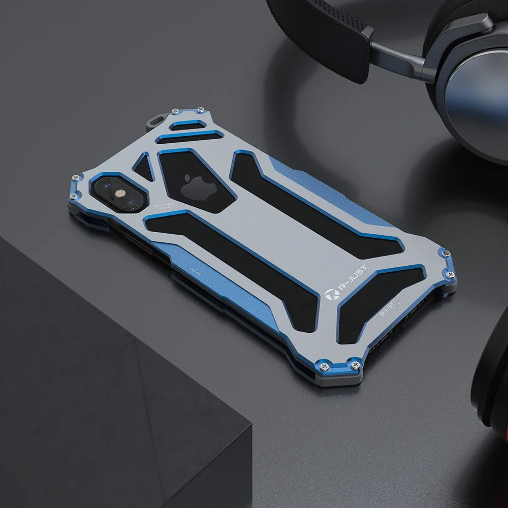 Aluminum Armor Anti-knock Metal iPhone Case - DealJustDeal