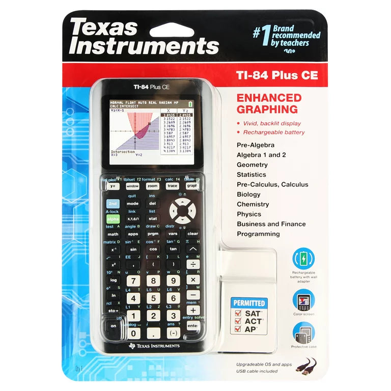 Texas Instruments Ti-84 Plus CE Graphing Calculator - DealJustDeal