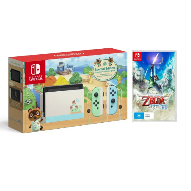 Nintendo Switch Animal Crossing: New Horizons + The Legend of Zelda: Skyward Sword HD - DealJustDeal