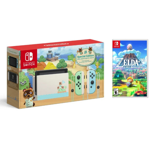 Nintendo Switch Animal Crossing: New Horizons + The Legend of Zelda: Link's Awakening - DealJustDeal