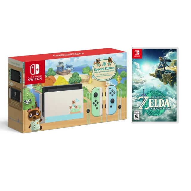 Nintendo Switch Animal Crossing: New Horizons + The Legend of Zelda: Tears of the Kingdom - DealJustDeal