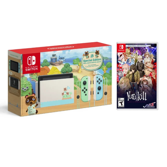 Nintendo Switch Animal Crossing: New Horizons + Yurukill: The Calumniation Games - Deluxe Edition - DealJustDeal