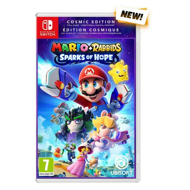 Nintendo Switch Animal Crossing: New Horizons + Mario + Rabbids Sparks of Hope Cosmic Edition - DealJustDeal