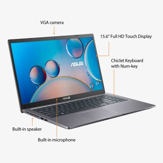 ASUS F515EA-WH52 Vivobook 15.6” FHD Touch PC Laptop, Intel Core i5-1135G7, 8GB, 512GB - DealJustDeal