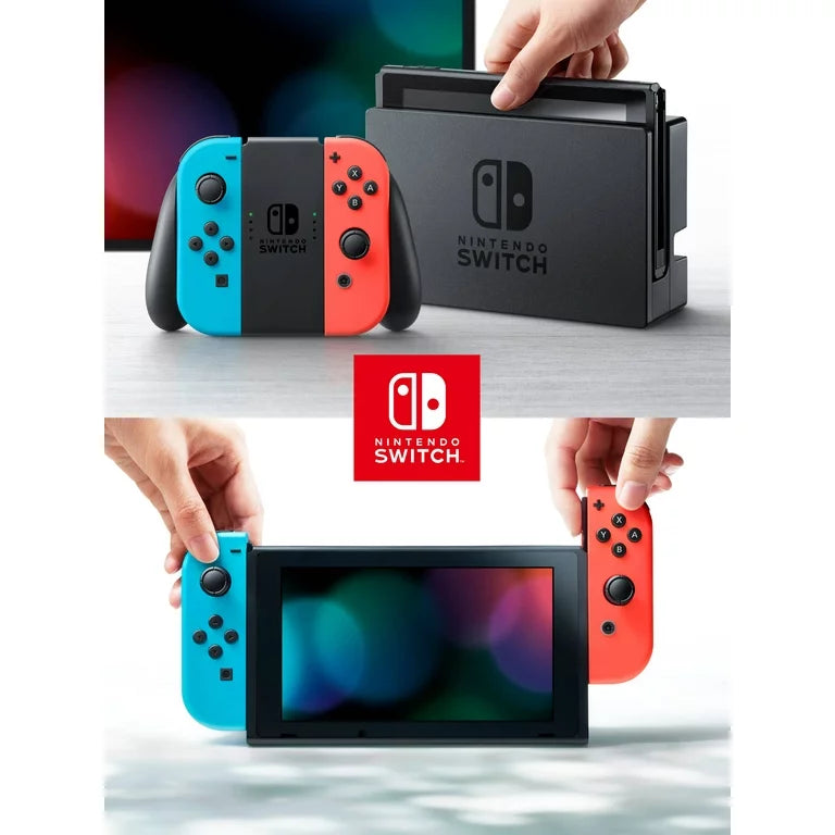 Nintendo Switch w/ Neon Blue & Neon Red Joy-Con - DealJustDeal