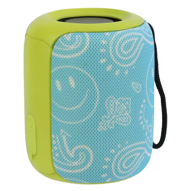 Justice Wireless Speaker- BLUE PAISLEY PRINT - DealJustDeal