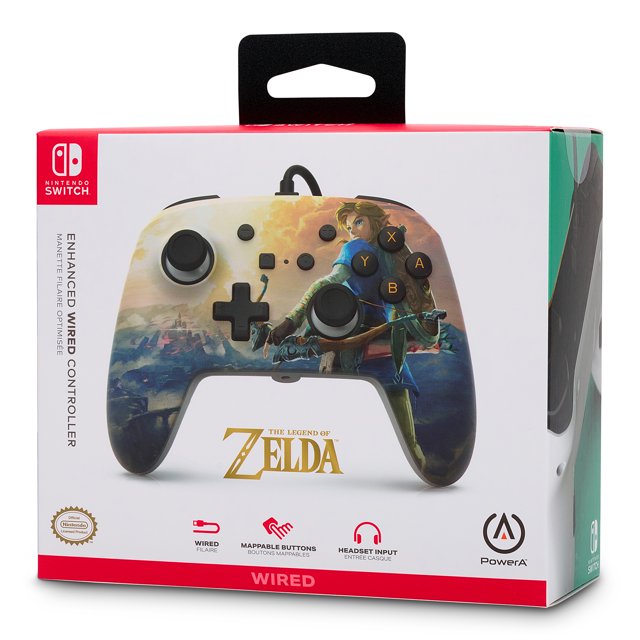 PowerA Enhanced Wired Controller for Nintendo Switch - Hyrule Hero - DealJustDeal