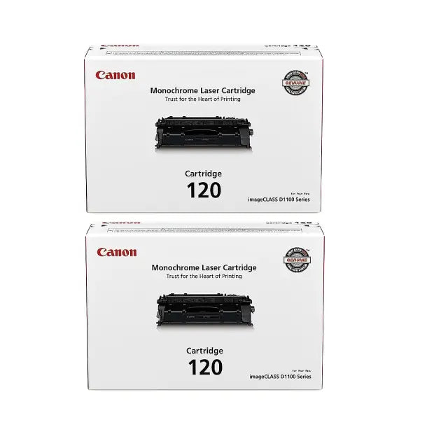 Canon 120 Black Standard Yield Toner Cartridge (2617B001AA), Pack Of 2 - DealJustDeal