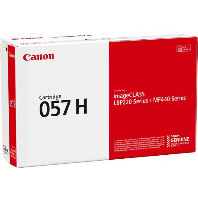 Canon 057H Black High Yield Toner Cartridge (3010C001), Pack Of 2 - DealJustDeal