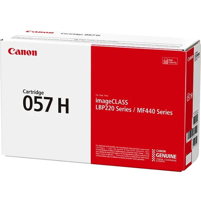 Canon 057H Black High Yield Toner Cartridge (3010C001), Pack Of 2 - DealJustDeal