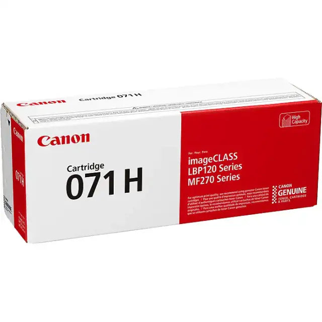 Canon 071H Black High Yield Toner Cartridge (5646C001), Pack Of 2 - DealJustDeal