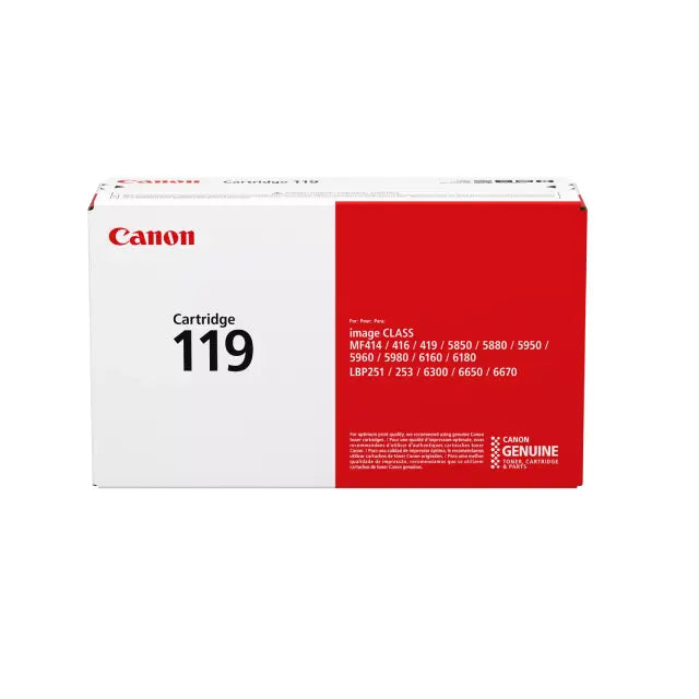 Canon 119 Black Standard Yield Toner Cartridge (3479B001), Pack Of 2 - DealJustDeal