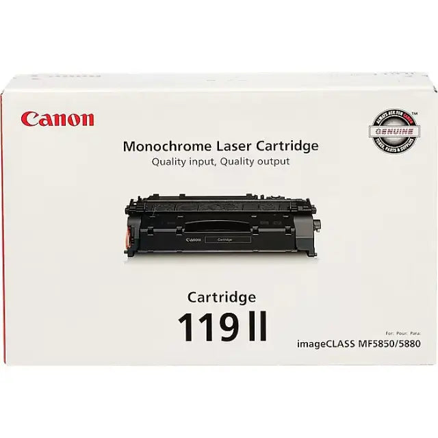 Canon 119 II Black High Yield Toner Cartridge (3480B001), Pack Of 2 - DealJustDeal