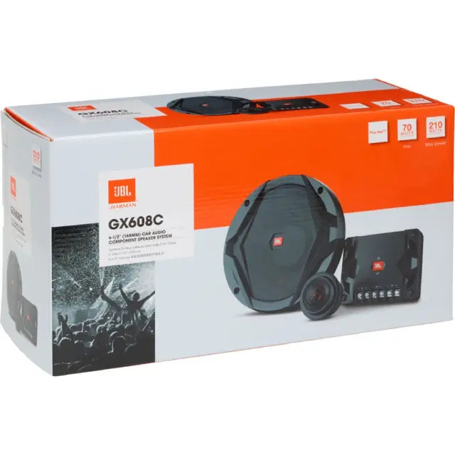 JBL - GX Series 6.5" Component Speaker System with Polypropylene Cones (Pair) - DealJustDeal