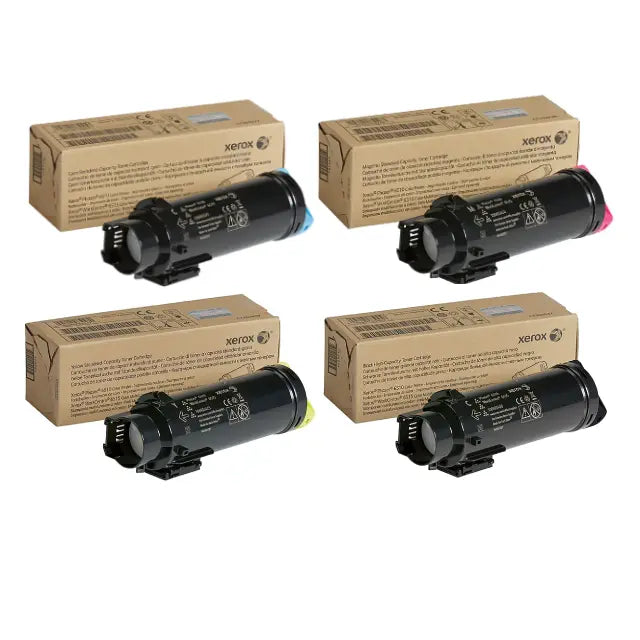 Xerox 106R03480, 106R03473, 106R03474, 106R03475 Black/Cyan/Magenta/Yellow Standard Yield Toner Cartridge Set, Pack Of 4 - DealJustDeal