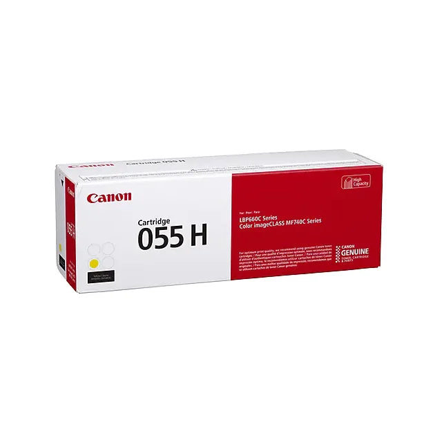 Canon 055H Yellow High Yield Toner Cartridge (3017C001) - DealJustDeal