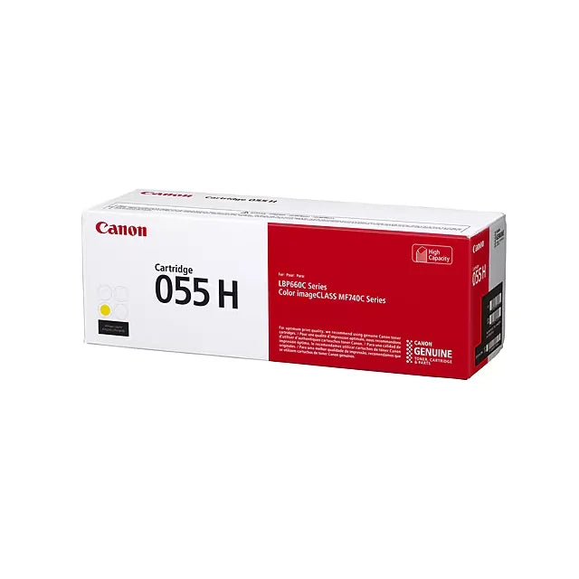 Canon 055H Yellow High Yield Toner Cartridge (3017C001) - DealJustDeal