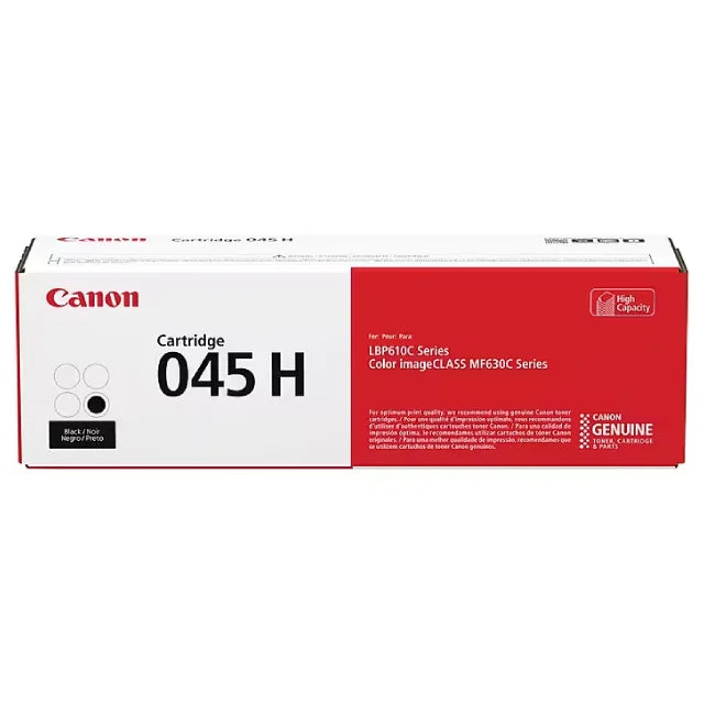 Canon 045H Black, Cyan, Magenta, Yellow High Yield Toner Cartridges Combo, Pack Of 4 - DealJustDeal