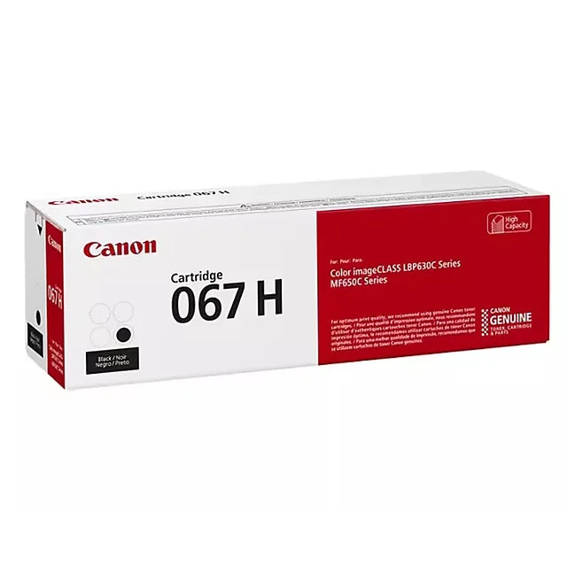 Canon 067H Black High Yield Toner Cartridge (5106C001), Pack of 2 - DealJustDeal