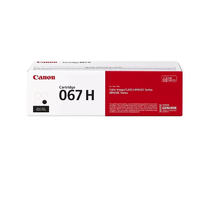 Canon 067H Black, Cyan, Magenta, Yellow High Yield Toner Cartridges Combo, Pack Of 4 - DealJustDeal