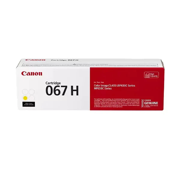 Canon 067 H Black, Cyan, Magenta, Yellow High Yield Toner Cartridges Combo, Pack Of 4 - DealJustDeal