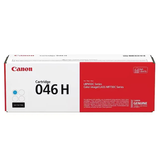 Canon 046H Black, Cyan, Magenta, Yellow High Yield Toner Cartridges Combo, Pack Of 4 - DealJustDeal