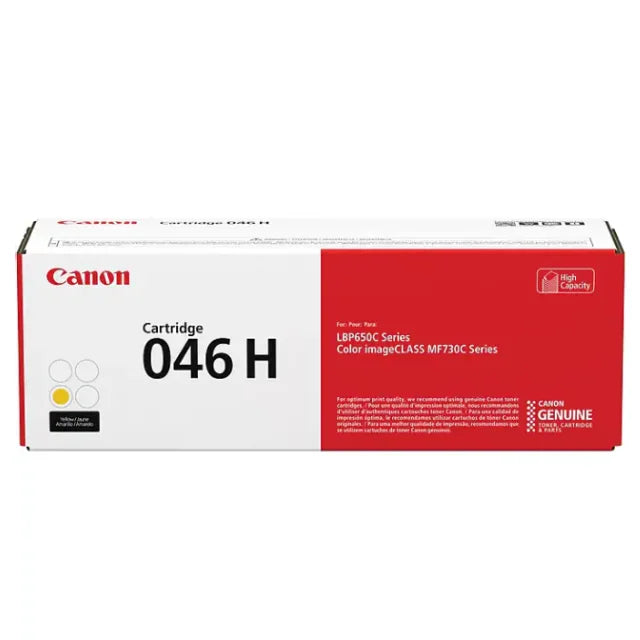 Canon 046H Black, Cyan, Magenta, Yellow High Yield Toner Cartridges Combo, Pack Of 4 - DealJustDeal