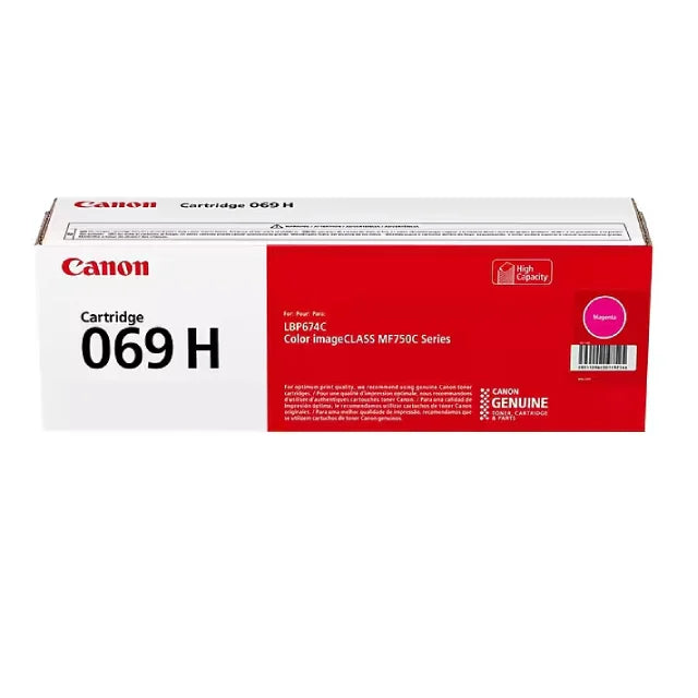 Canon 069H Black, Cyan, Magenta, Yellow Toner Cartridges Set, Pack Of 4 - DealJustDeal