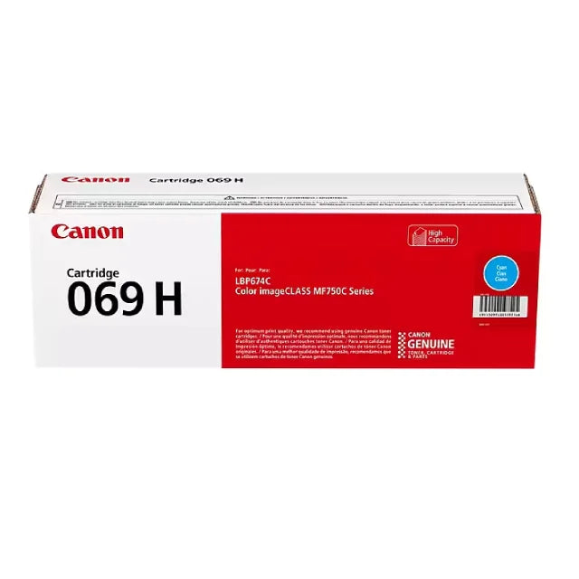 Canon 069H Black, Cyan, Magenta, Yellow Toner Cartridges Set, Pack Of 4 - DealJustDeal