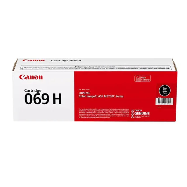 Canon 069H Black, Cyan, Magenta, Yellow Toner Cartridges Set, Pack Of 4 - DealJustDeal