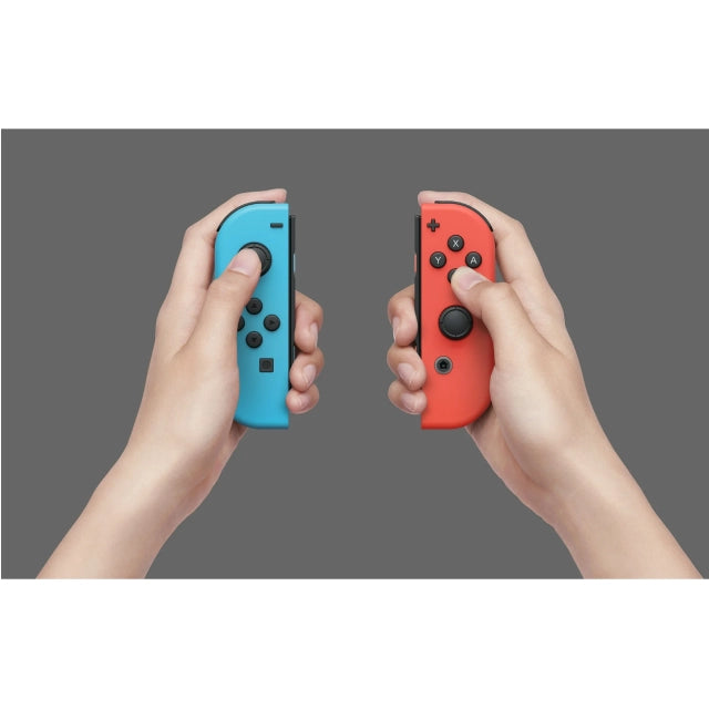 Nintendo Switch w/ Neon Blue & Neon Red Joy-Con + Super Mario: Odyssey - DealJustDeal