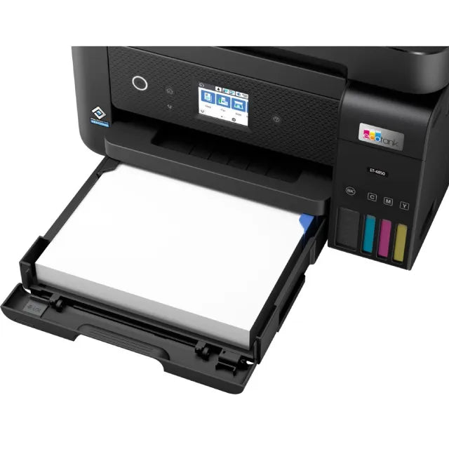 Epson EcoTank ET-4850 Wireless Color All-In-One Inkjet Printer, Black (C11CJ60201) - DealJustDeal