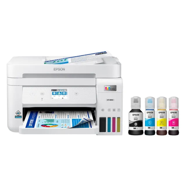 Epson EcoTank ET-4850 Wireless Color All-In-One Inkjet Printer (C11CJ60202) - DealJustDeal