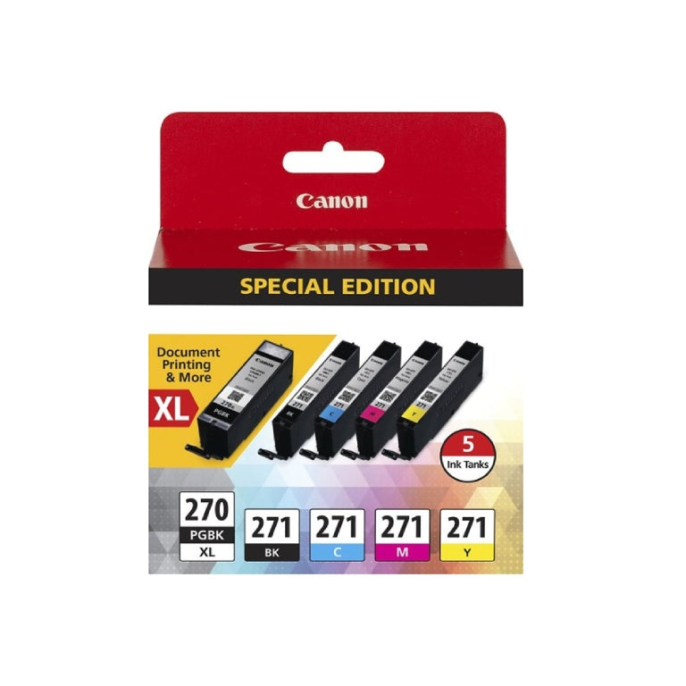 Canon - 270 XL/CLI-271 5-Pack Special Edition Ink Cartridges - DealJustDeal