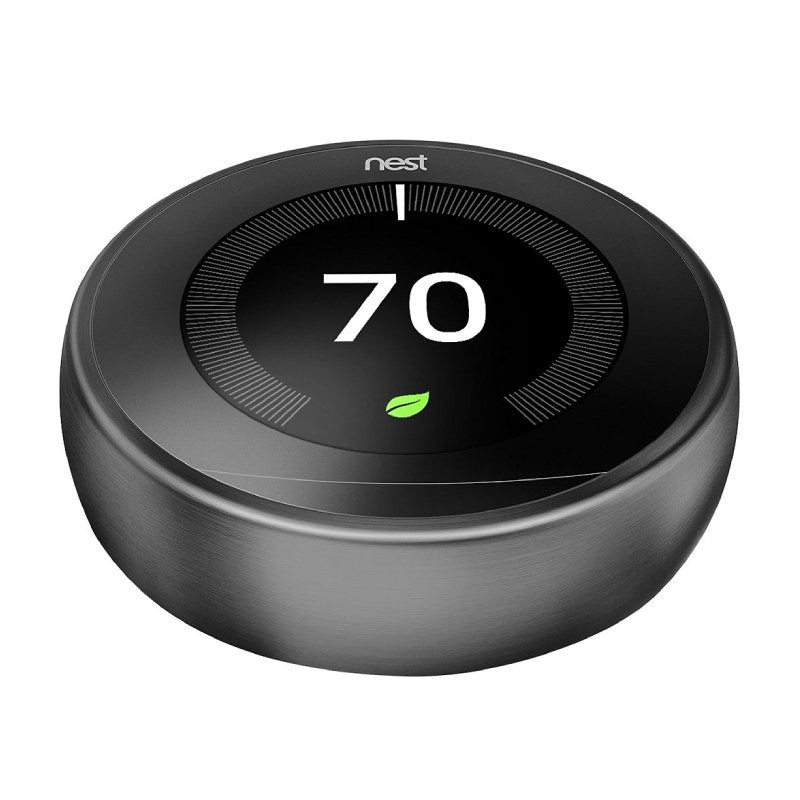 Google - Nest Learning Thermostat - 3rd Generation - Black - DealJustDeal