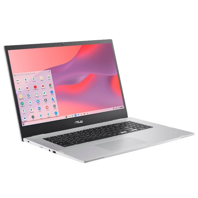 ASUS - 17.3" Chromebook Laptop - Intel Celeron N4500 with 4GB Memory - 64GB eMMC - Silver - DealJustDeal