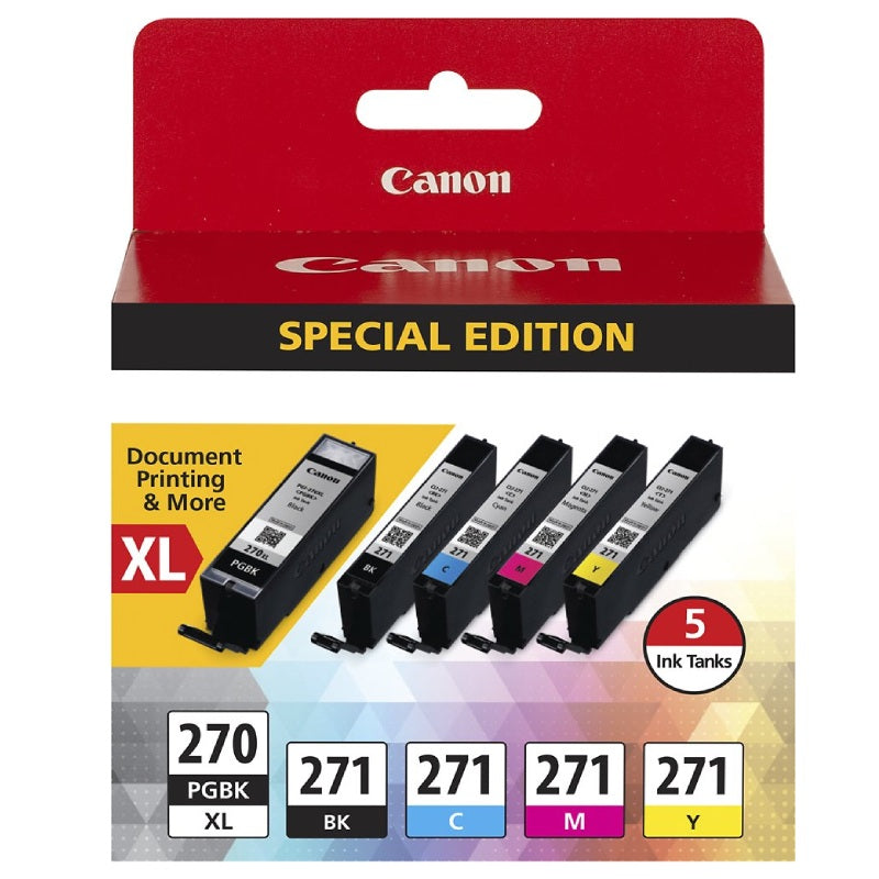 Canon - 270 XL/CLI-271 5-Pack Special Edition Ink Cartridges - DealJustDeal