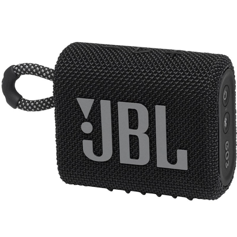 JBL - GO3 Portable Waterproof Wireless Speaker - Black - DealJustDeal