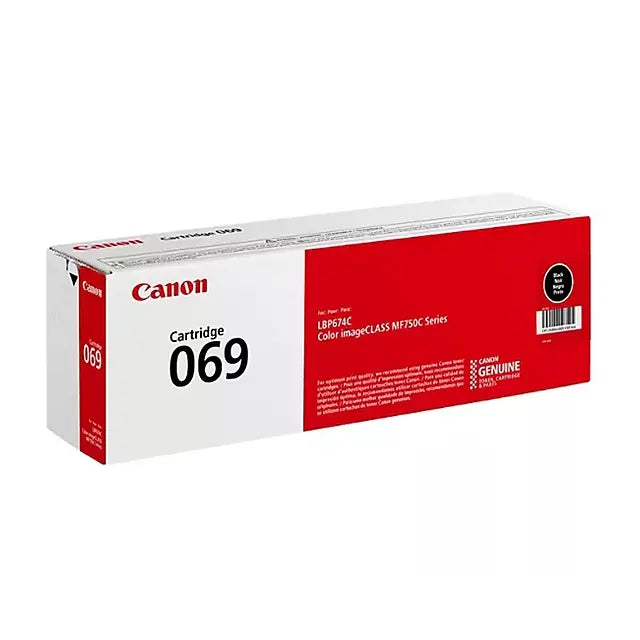 Canon 069 Black Standard Yield Toner Cartridge (5094C001), Pack Of 2 - DealJustDeal